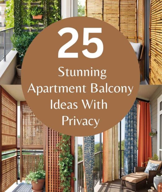 25 Stunning Apartment Balcony Ideas With Privacy
