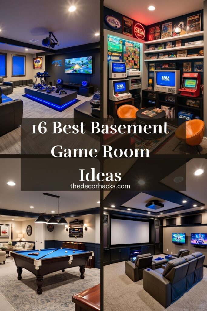 Basement Game Room Ideas