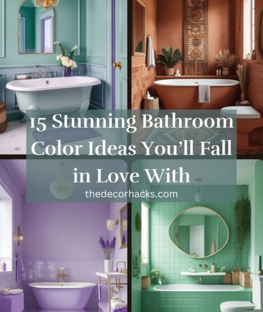 15 Stunning Bathroom Color Ideas You’ll Fall in Love With