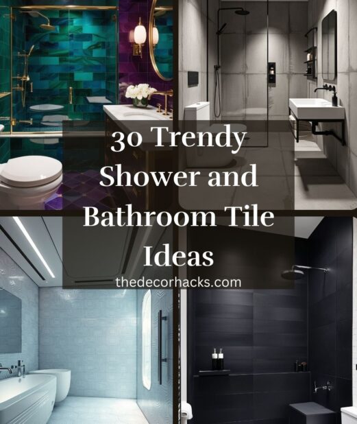 30 Trendy Shower and Bathroom Tile Ideas