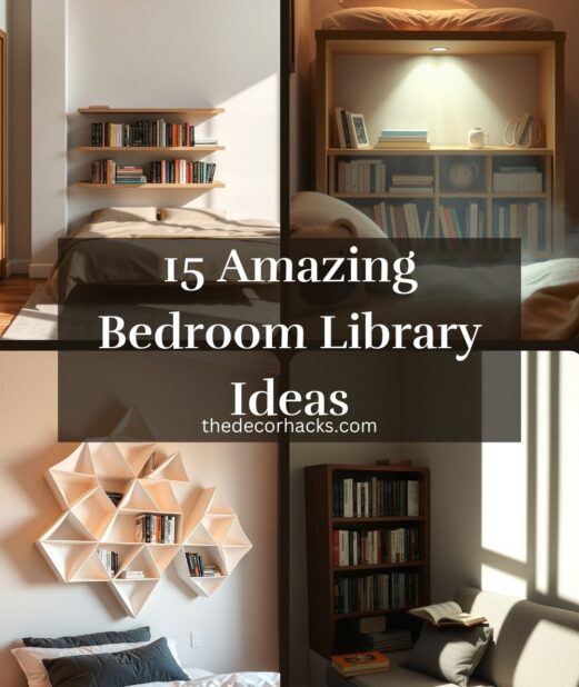 15 Amazing Bedroom Library Ideas