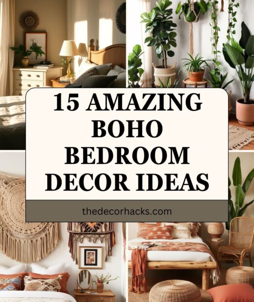 15 Amazing Boho Bedroom Decor Ideas