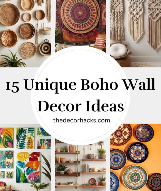 15 Unique Boho Wall Decor Ideas