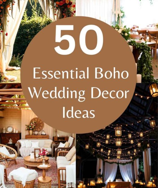 50 Essential Boho Wedding Decor Ideas