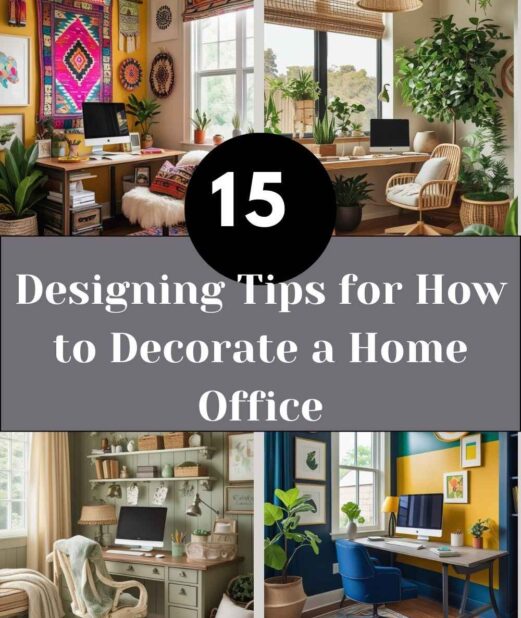 15 Designing Tips for How to Decorate a Home Office