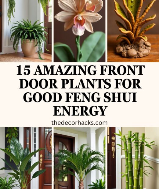 15 Amazing Front Door Plants For Good Feng Shui Energy