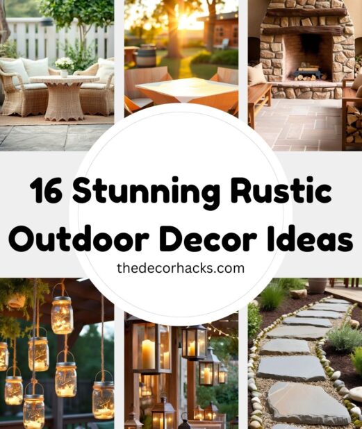 16 Stunning Rustic Outdoor Decor Ideas