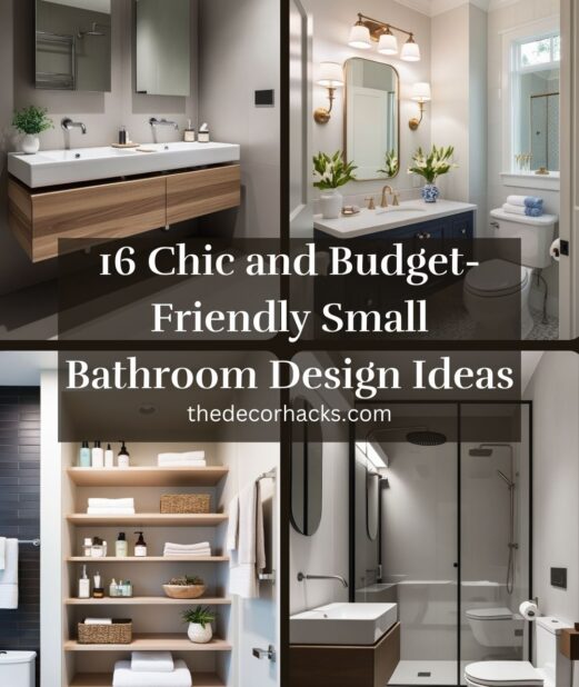 16 Chic and Budget-Friendly Small Bathroom Design Ideas