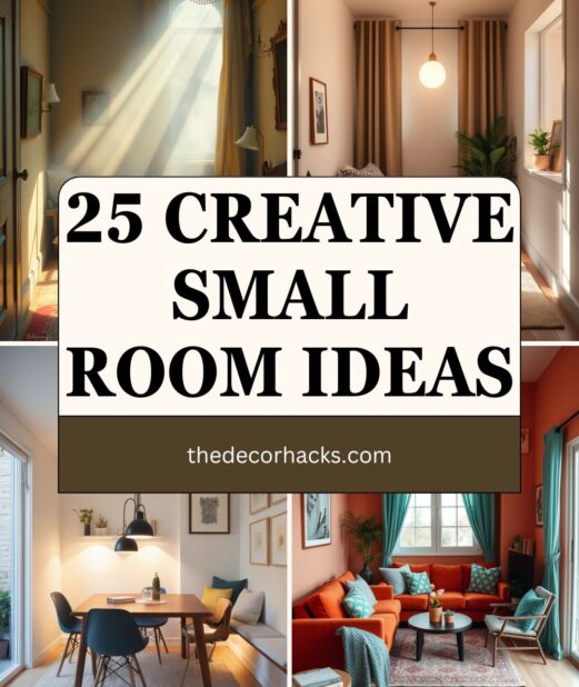 25 Creative Small Room Ideas to Maximize Every Inch of Space