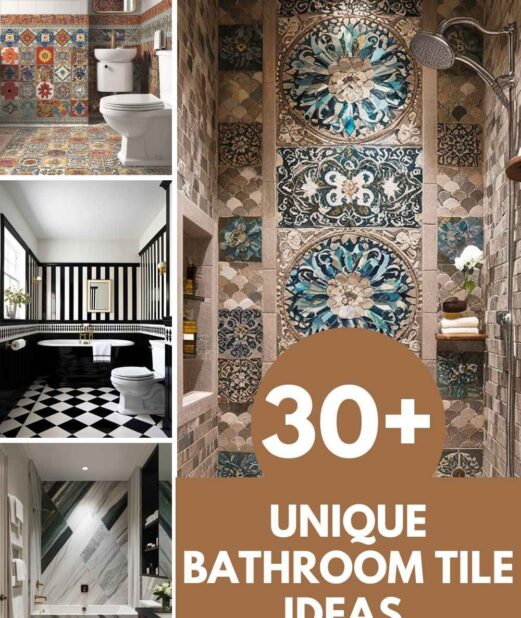 30+ Unique Bathroom Tile Ideas | Bathroom Tiles for Every Style