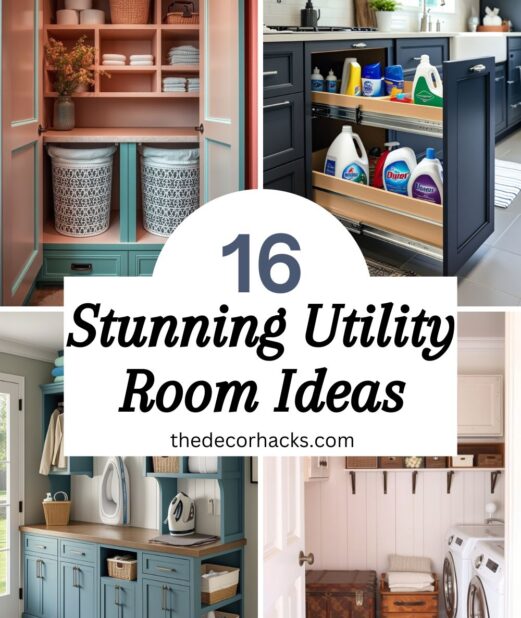 16 Stunning Utility Room Ideas for Stylish Storage Solutions