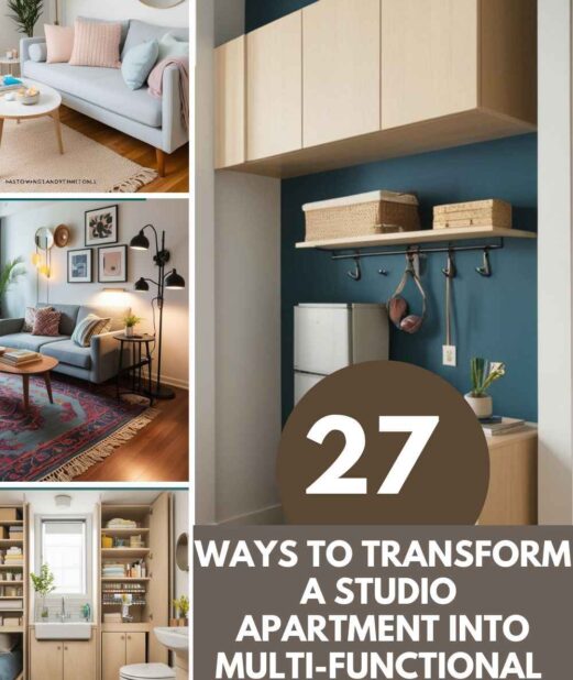 27 Ways to Transform a Studio Apartment into Multi-Functional