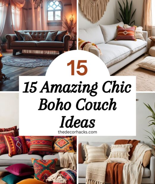 15 Amazing Chic Boho Couch Ideas