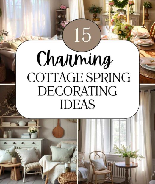 15 Charming Cottage Spring Decorating Ideas