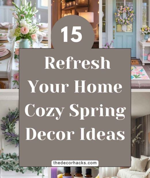 15 Refresh Your Home Cozy Spring Decor Ideas