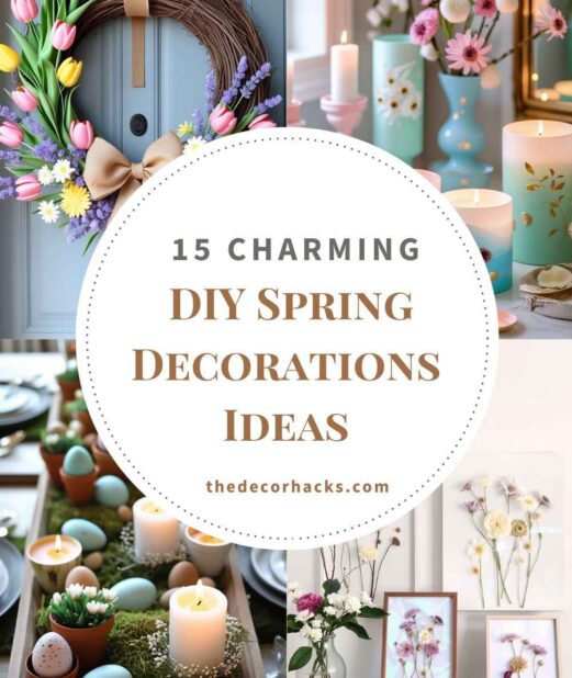 15 Charming DIY Spring Decorations Ideas