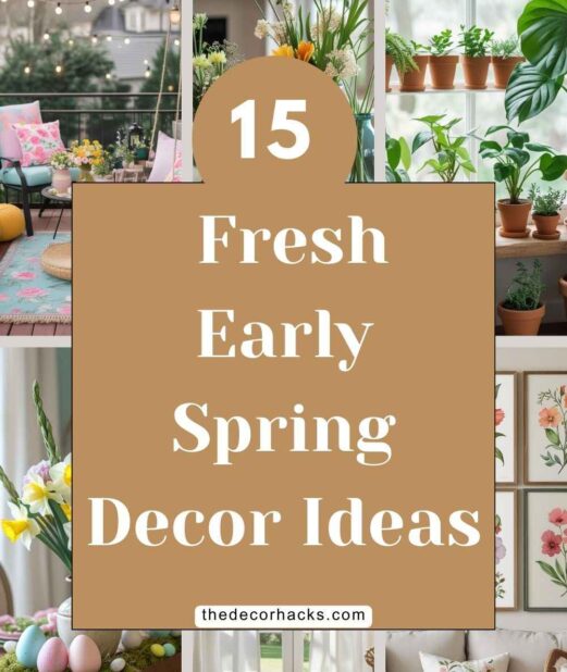 15 Fresh Early Spring Decor Ideas