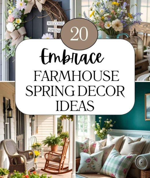 20 Embrace Farmhouse Spring Decor Ideas
