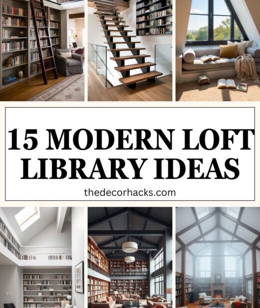 15 Modern Loft Library Ideas