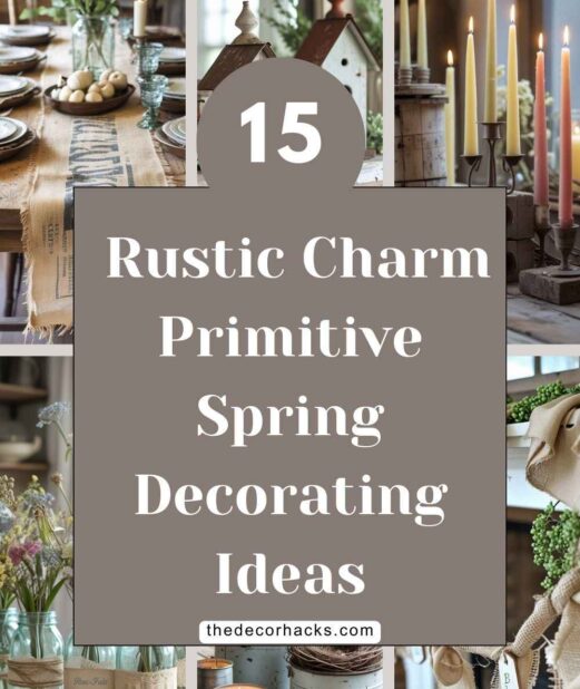 15 Rustic Charm Primitive Spring Decorating Ideas