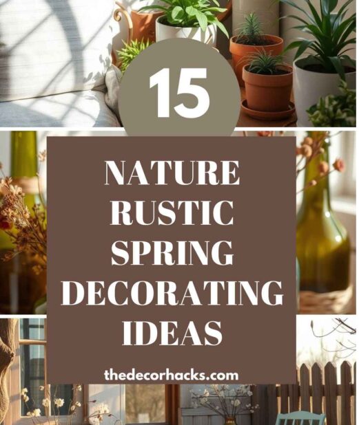 15 Nature Rustic Spring Decorating Ideas