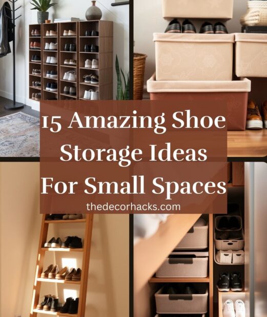15 Amazing Shoe Storage Ideas For Small Spaces