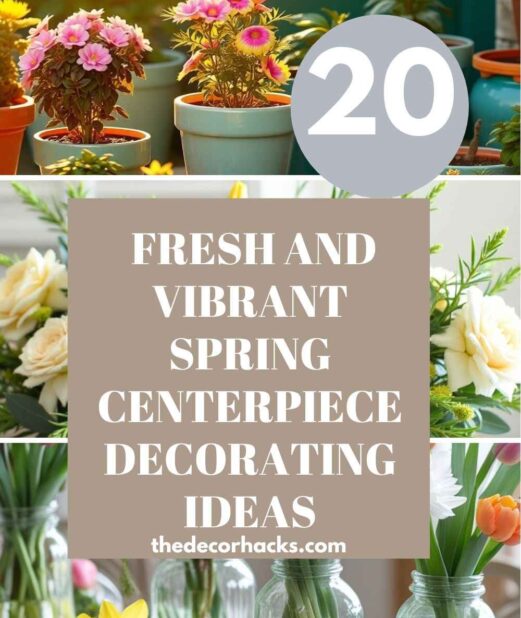 20 Fresh and Vibrant Spring Centerpiece Decorating Ideas