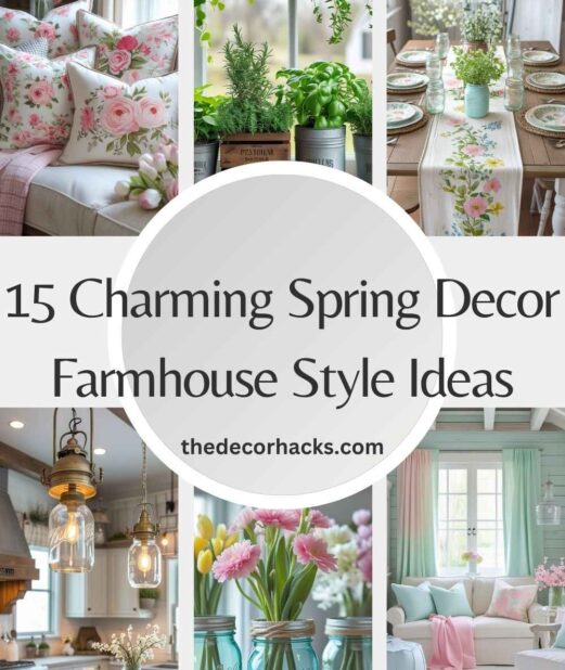 15 Charming Spring Decor Farmhouse Style Ideas