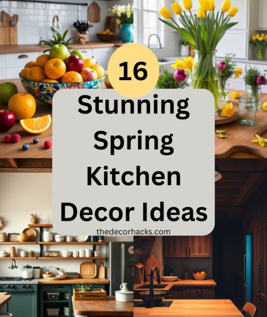 16 Stunning Spring Kitchen Decor Ideas