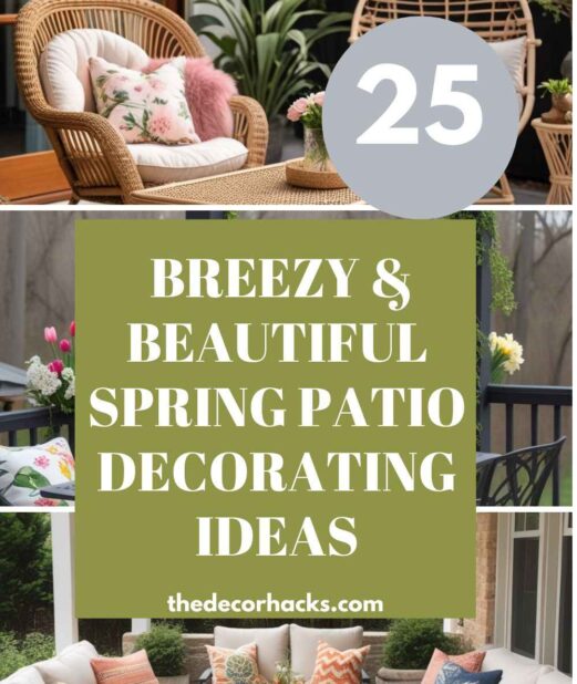 25 Breezy & Beautiful Spring Patio Decorating Ideas