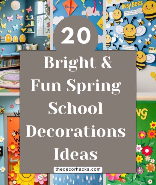 20 Bright & Fun Spring School Decorations Ideas