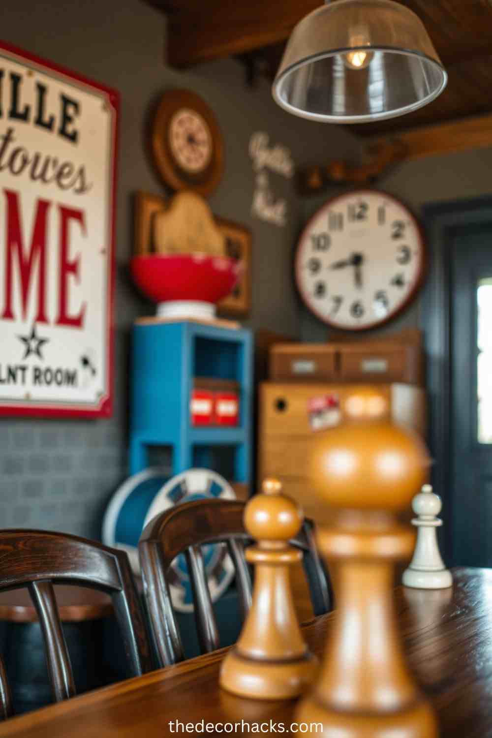 Vintage Game Signs & Wall Decor