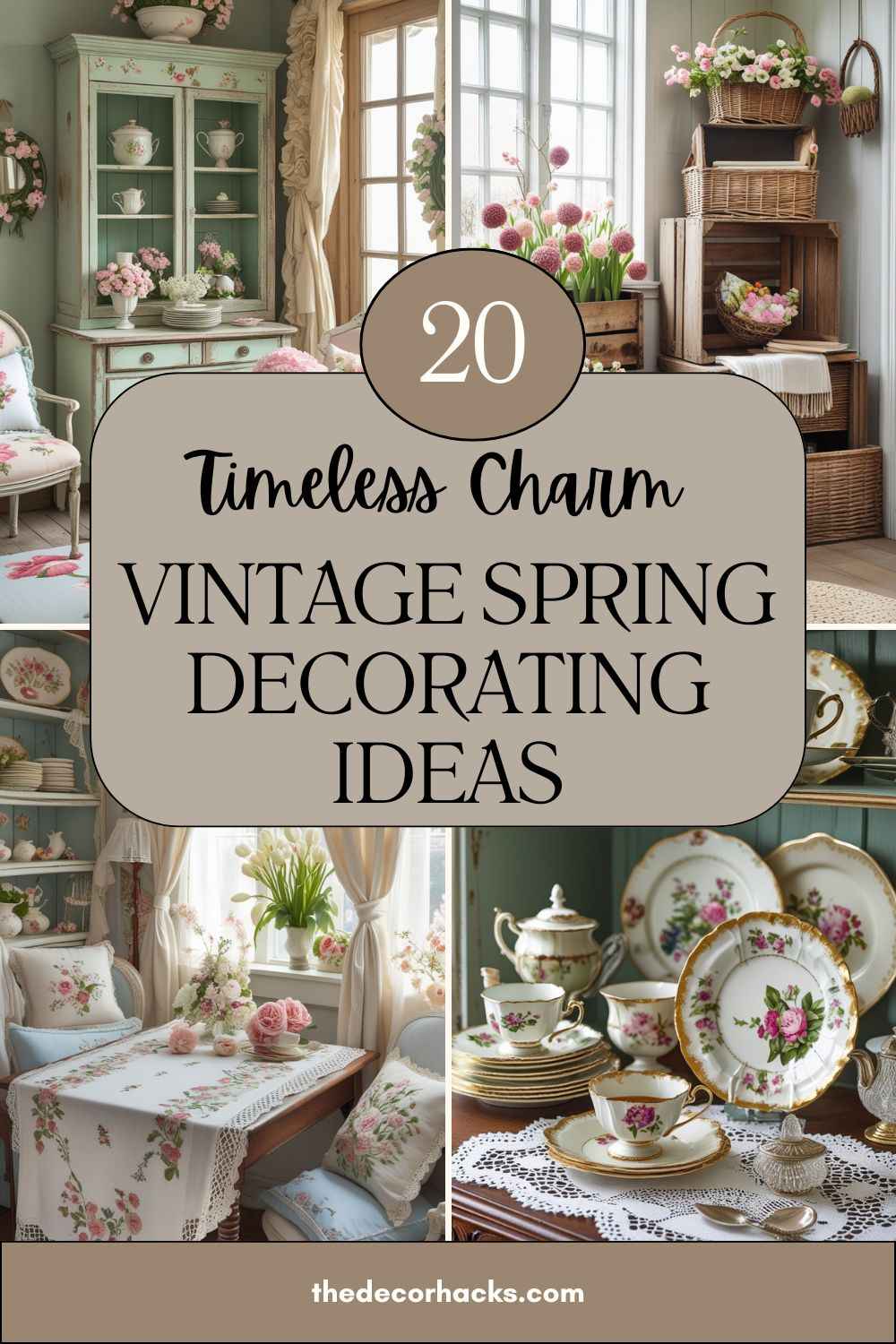 Vintage Spring Decorating Ideas