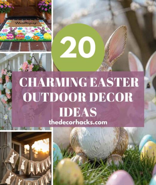 20 Charming Easter Outdoor Decor Ideas