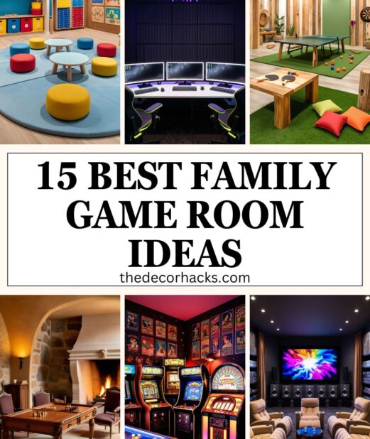 15 Best Family Game Room Ideas