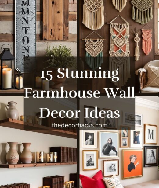 Stunning Farmhouse Wall Decor Ideas