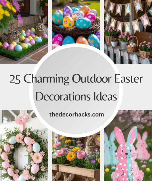 25 Charming Outdoor Easter Decorations Ideas