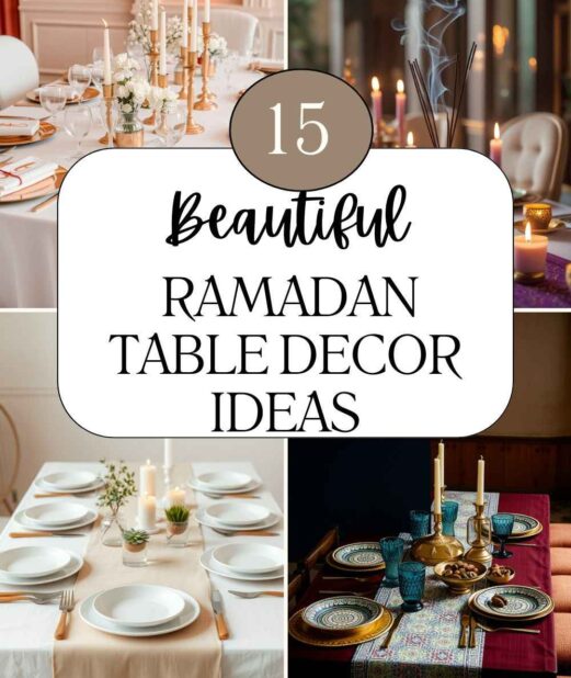 15 Beautiful Ramadan Table Decor Ideas