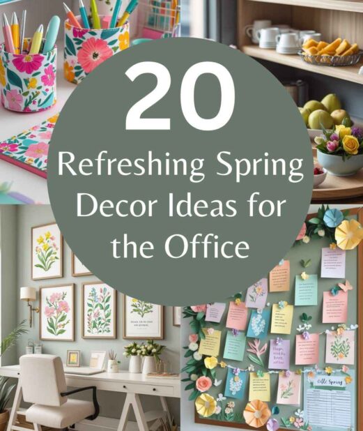 20 Refreshing Spring Decor Ideas for the Office