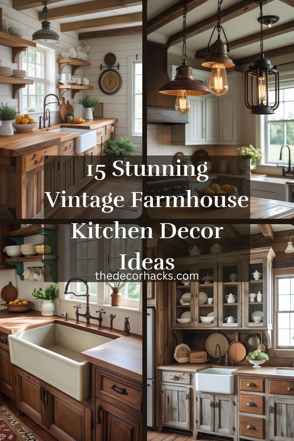 Vintage Farmhouse Kitchen Decor Ideas
