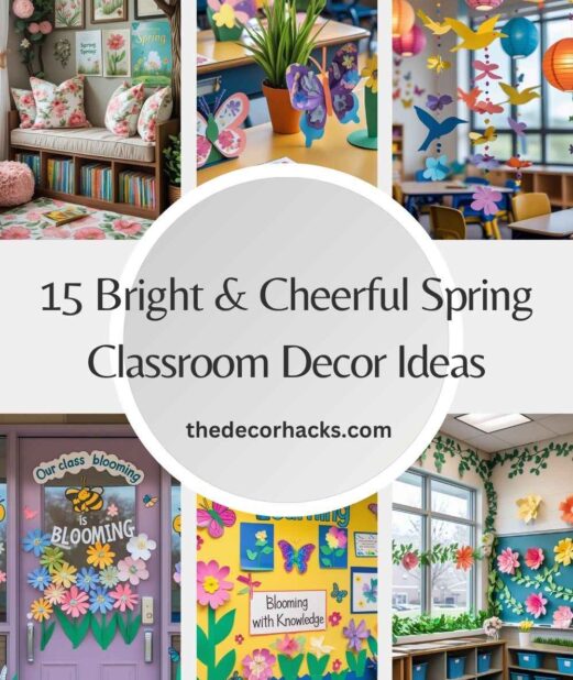 15 Bright & Cheerful Spring Classroom Decor Ideas