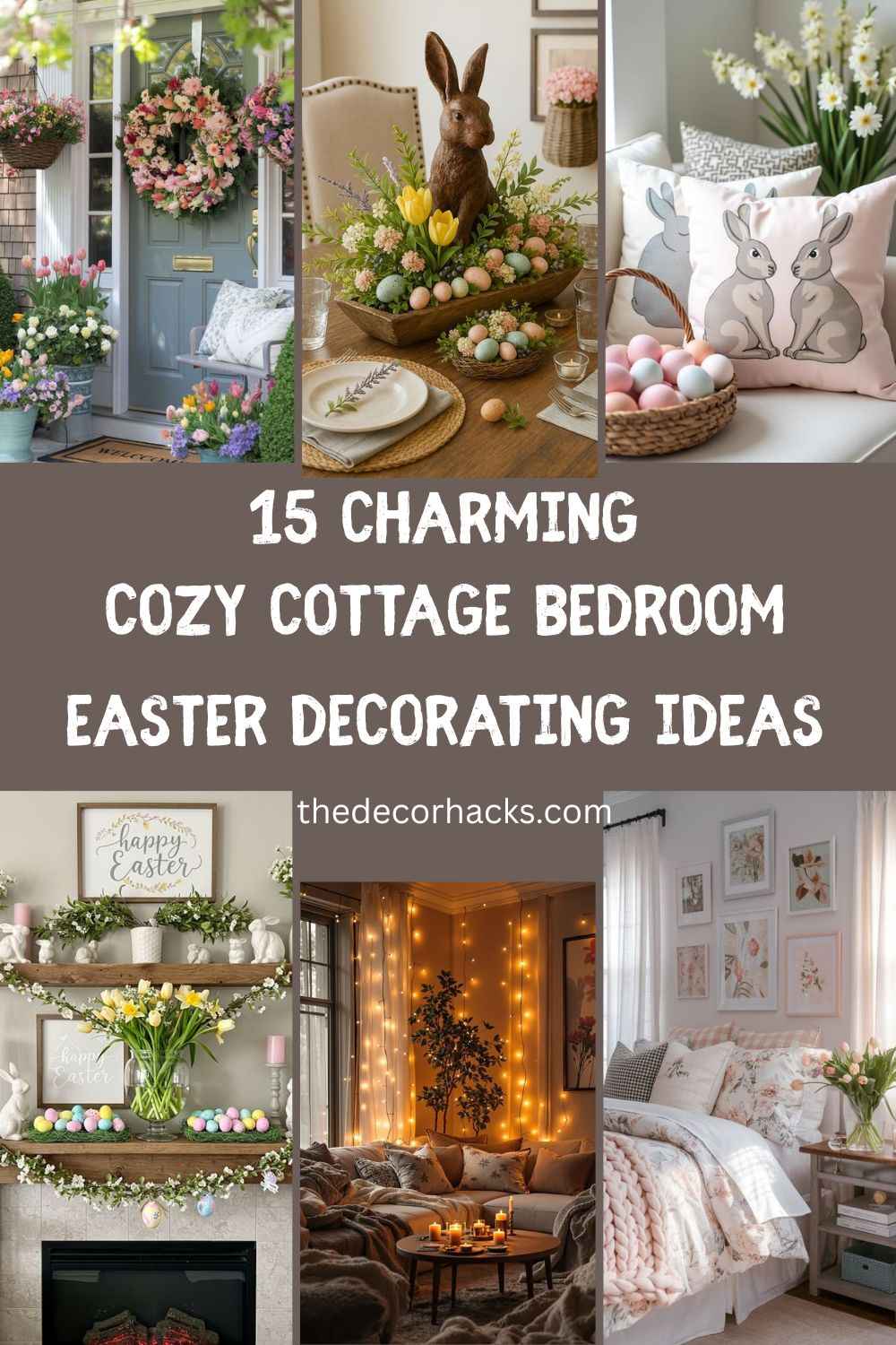 Cozy Cottage Bedroom Easter Decorating Ideas