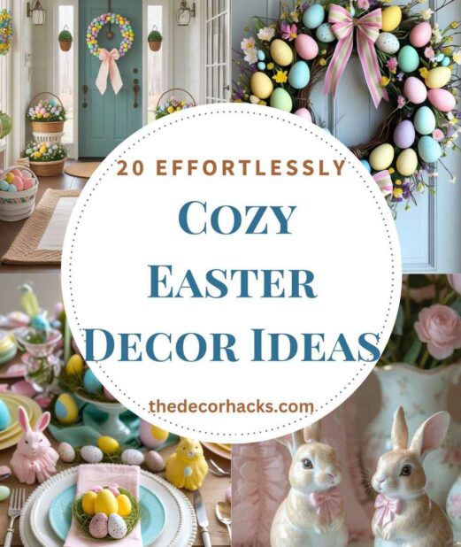 20 Effortlessly Cozy Easter Decor Ideas
