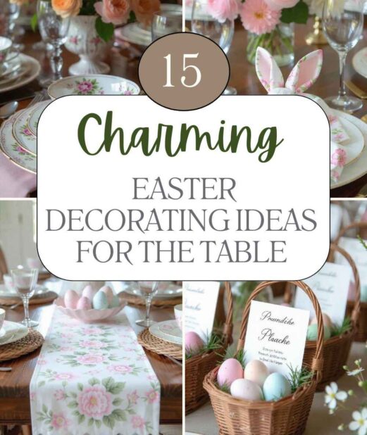 15 Charming Easter Decorating Ideas For The Table