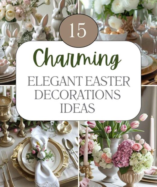 15 Charming Elegant Easter Decorations Ideas