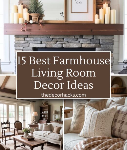 Best Farmhouse Living Room Decor Ideas