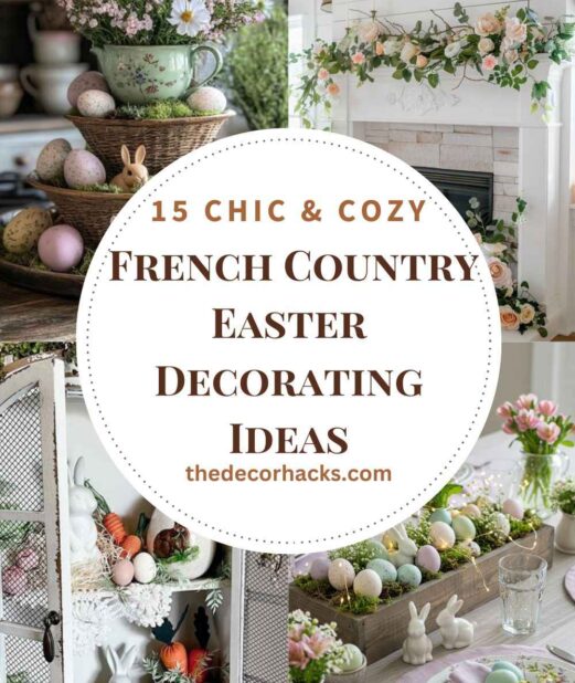 Chic & Cozy French Country Easter Decorating Ideas