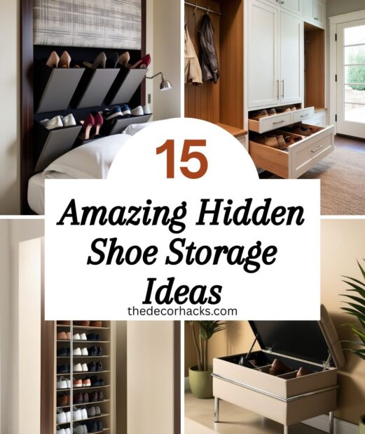 Amazing Hidden Shoe Storage Ideas