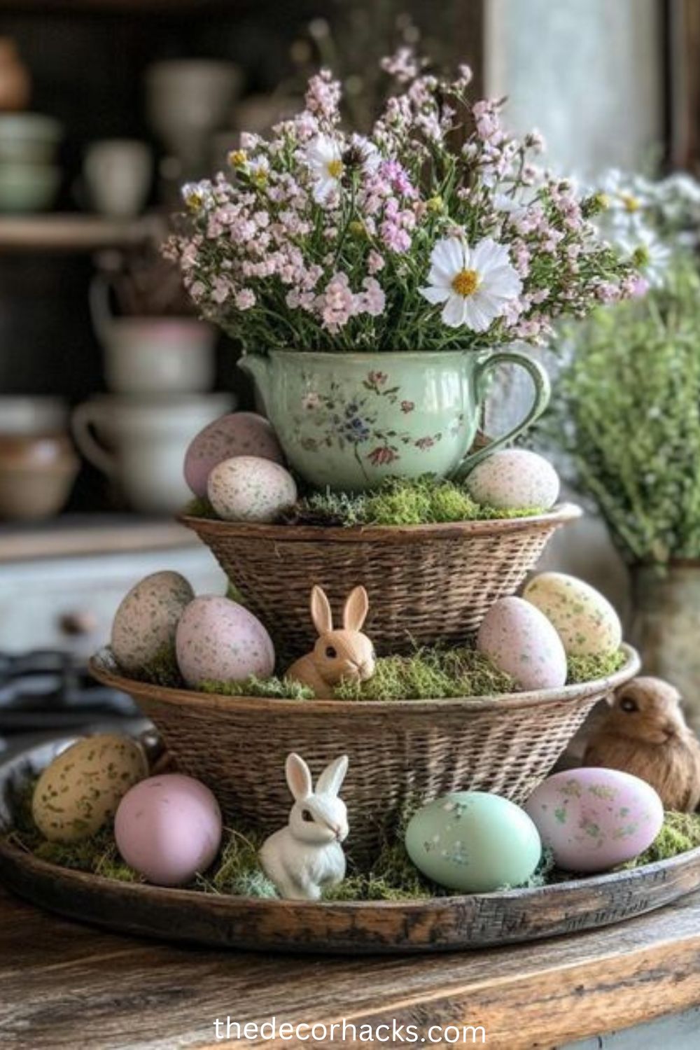  French Country Easter Decorating Ideas Personalize with DIY Vintage-Style Easter Decor