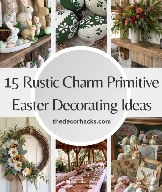 15 Rustic Charm Primitive Easter Decor Ideas